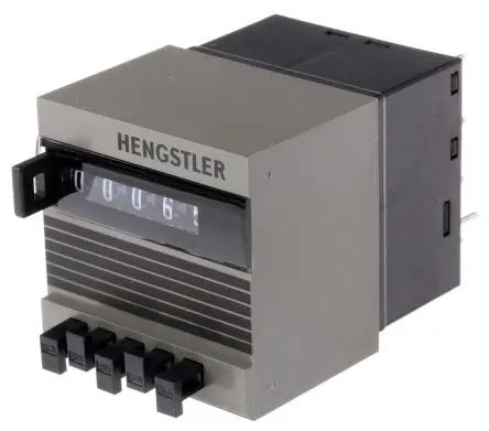 Produktfoto 1 von Hengstler 446 Zähler Abwärts Zähler Manuell 5-stellig 24V dc, Impuls, max. 25 Hz