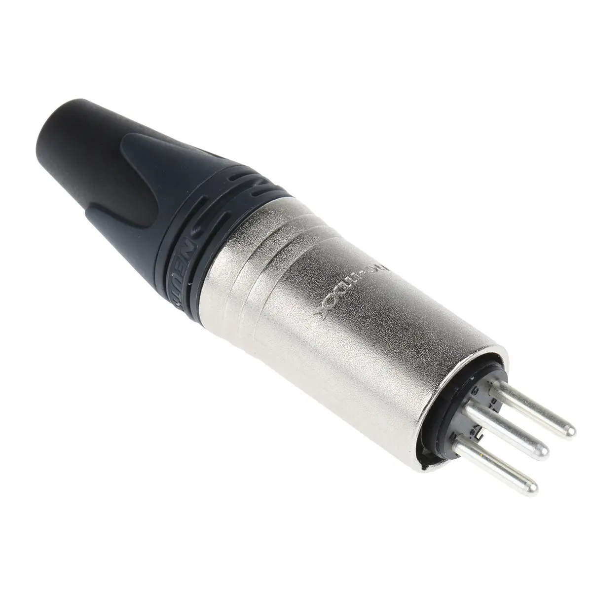 Produktfoto 1 von Neutrik Gerade 3-polig Kabel Stecker Silber XLR-Steckverbinder, 50 V