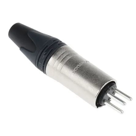 Produktfoto 1 von Neutrik Gerade 3-polig Kabel Stecker Silber XLR-Steckverbinder, 50V