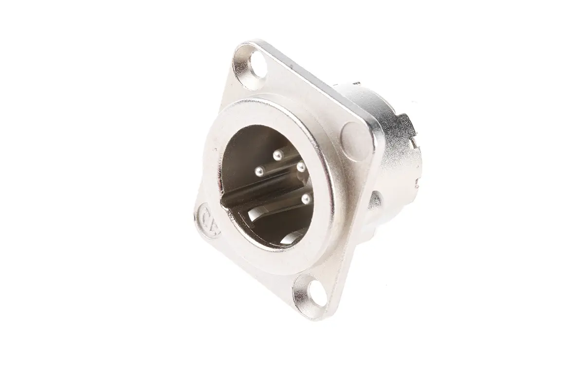 Produktfoto 1 von Neutrik Gerade 4-polig Panel Stecker Silber auf Nickel XLR-Steckverbinder, 50 V