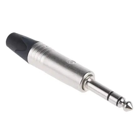 Produktfoto 1 von Neutrik Klinkenstecker 6.35 mm Gerade Kabel Stecker 3 Stereo 3A Lot