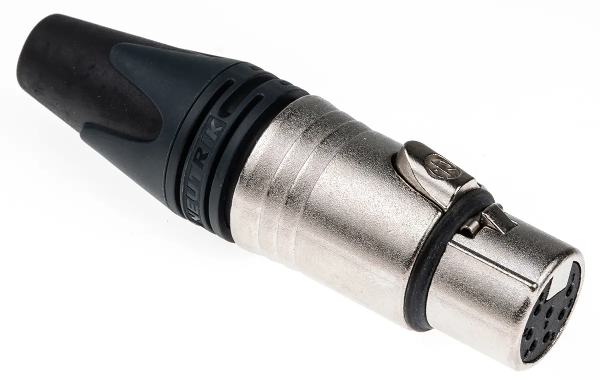 Produktfoto 1 von Neutrik Gerade 7-polig Kabel Buchse Silber auf Nickel XLR-Steckverbinder, 50 V