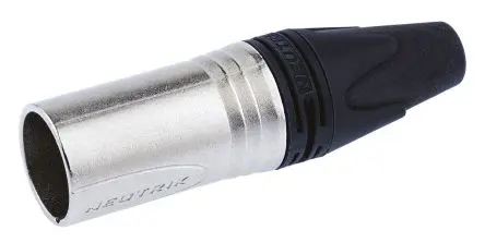 Produktfoto 1 von Neutrik Gerade 4-polig Kabel Stecker Silber auf Nickel XLR-Steckverbinder, 50V