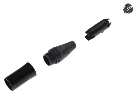Produktfoto 1 von Neutrik Gerade 4-polig Kabel Stecker Silber auf Nickel XLR-Steckverbinder, 50V