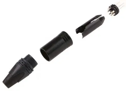 Produktfoto 1 von Neutrik Gerade 5-polig Kabel Stecker Silber auf Nickel XLR-Steckverbinder, 50V