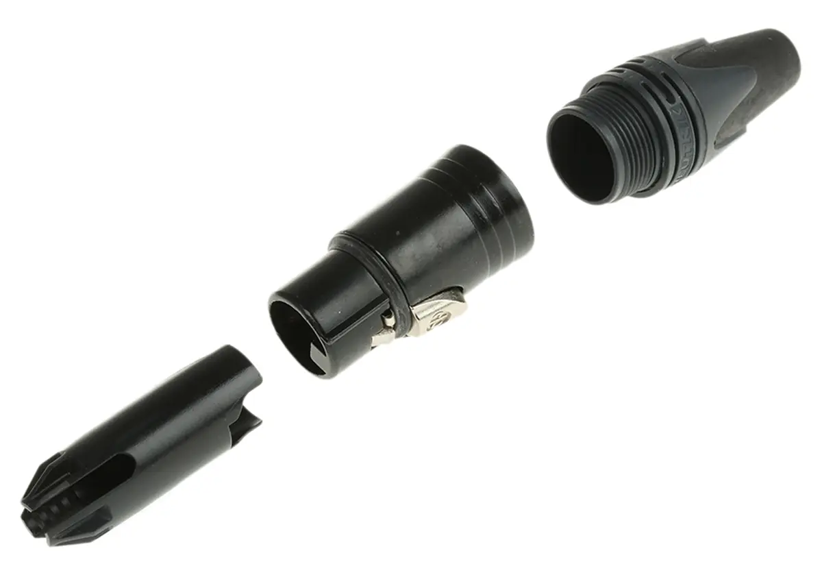 Produktfoto 1 von Neutrik Gerade 5-polig Kabel Buchse Silber auf Nickel XLR-Steckverbinder, 50 V