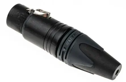 Produktfoto 1 von Neutrik Gerade 4-polig Kabel Buchse Silber auf Nickel XLR-Steckverbinder, 50V