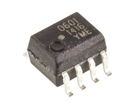 Produktfoto 1 von Broadcom HCPL, AEC-Q100 Oberfläche 1 Optokoppler DC-In, 8-Pin SOIC, Isolation 3.75 kVrms
