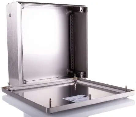 Produktfoto 1 von Rittal EX Edelstahl 304 Wandanschlusskasten farblos IP66 ATEX, IECEx, HxBxT 300 mm, 300 mm x 120 mm