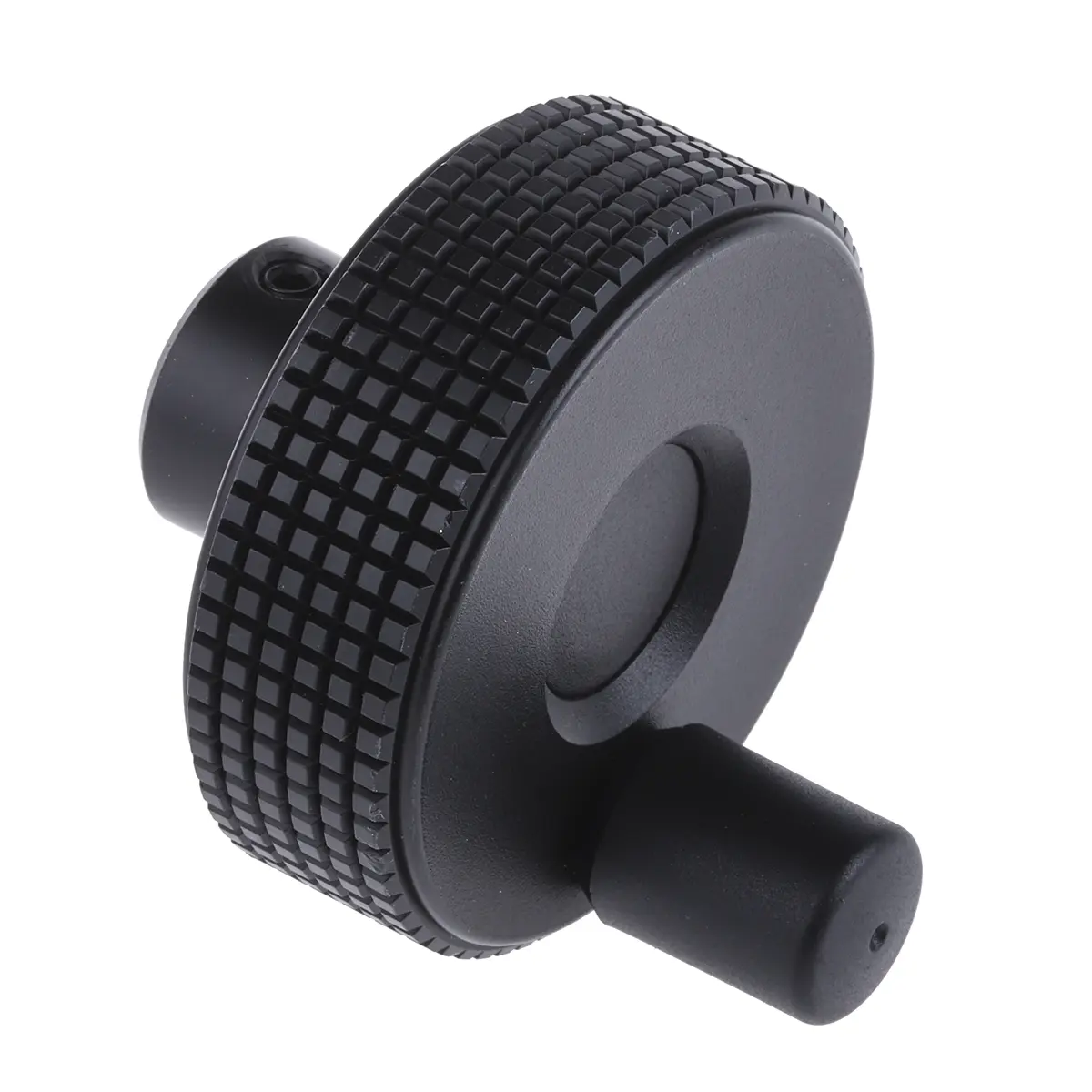 Produktfoto 1 von Elesa Handrad, Rad ø 60 mm, 8 mm, 22 mm Gebohrte Nabe, Rad Mat. Technopolymer, Schwarz