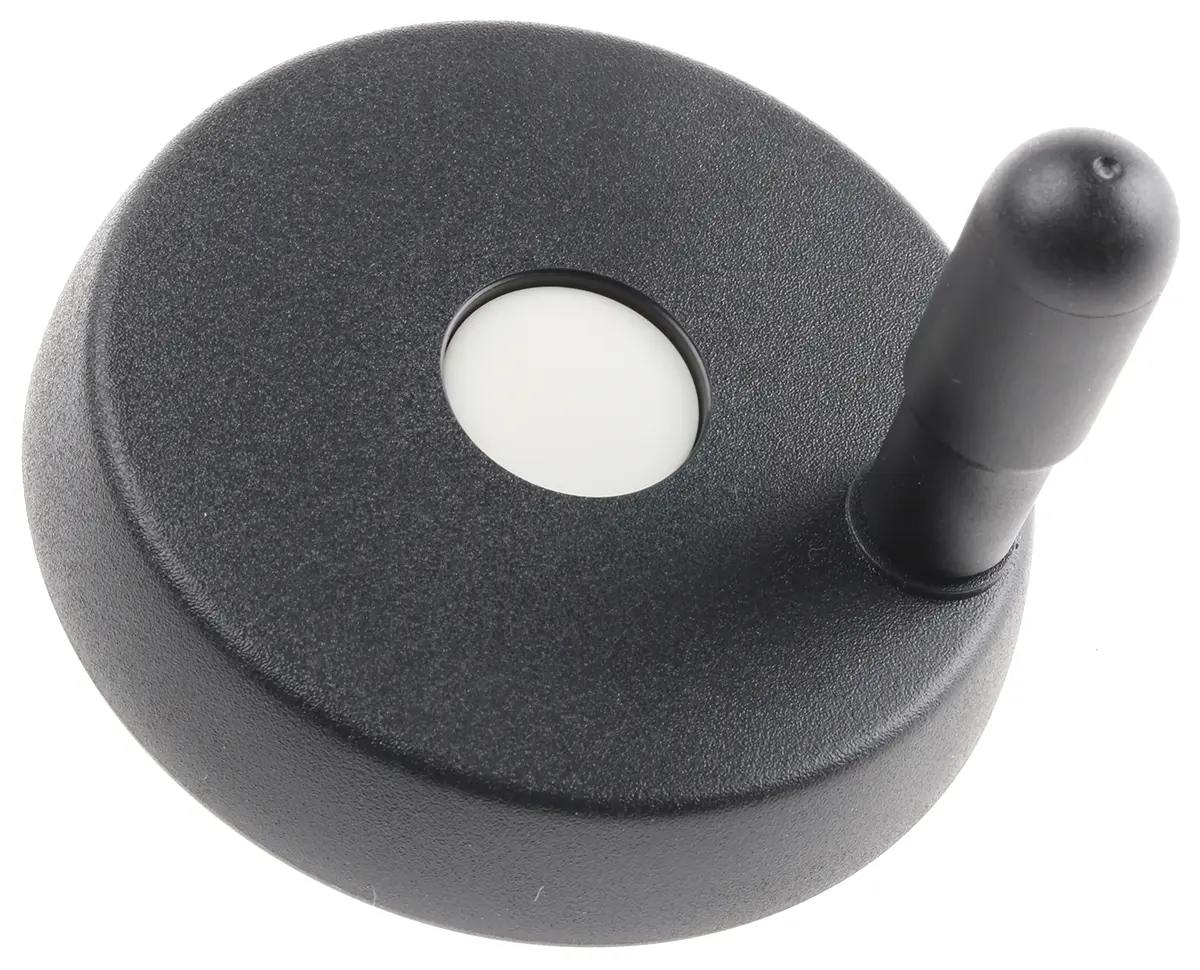 Produktfoto 1 von Elesa Handrad, Rad ø 83 mm, 8 mm, 17 mm Gebohrte Nabe, Rad Mat. Technopolymer, Schwarz