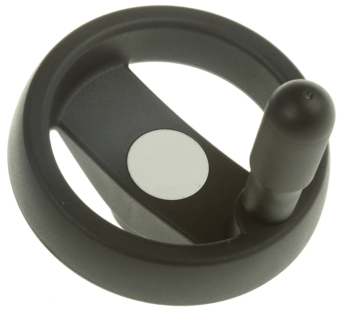 Produktfoto 1 von Elesa Speichen Handrad, Rad ø 80 mm, 8 mm, 17 mm Gebohrte Nabe, Rad Mat. Technopolymer, Schwarz