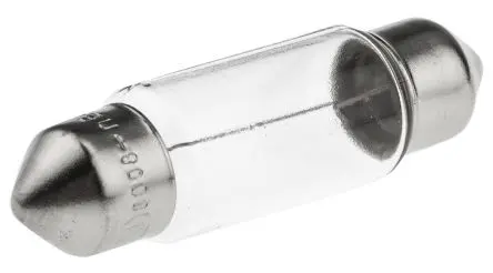 Produktfoto 1 von Osram Kfz-Glühlampe 24V Klar / 5 W, SV8.5-8 Sockel Ø 11 mm 1500 h