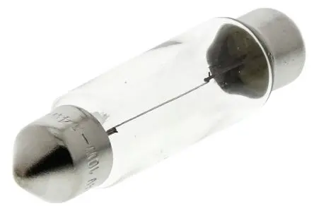 Produktfoto 1 von Osram Kfz-Glühlampe 24V Klar / 10 W, SV8.5-8 Sockel Ø 11 mm