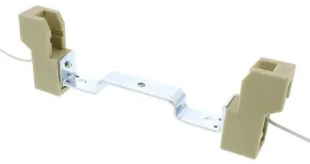 Produktfoto 1 von BJB Lampenhalter R7, R7S Schraubanschlussklemme, 500 W, 2-Pin, Kupfer, Halogen, Schraubbefestigung