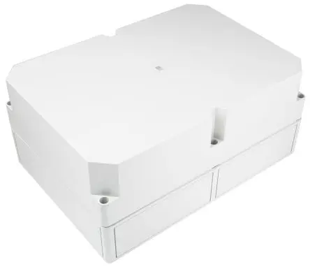 Produktfoto 1 von Rittal PK Polycarbonat Wandanschlusskasten RAL 7035 IP66, HxBxT 254 mm, 360 mm x 165 mm