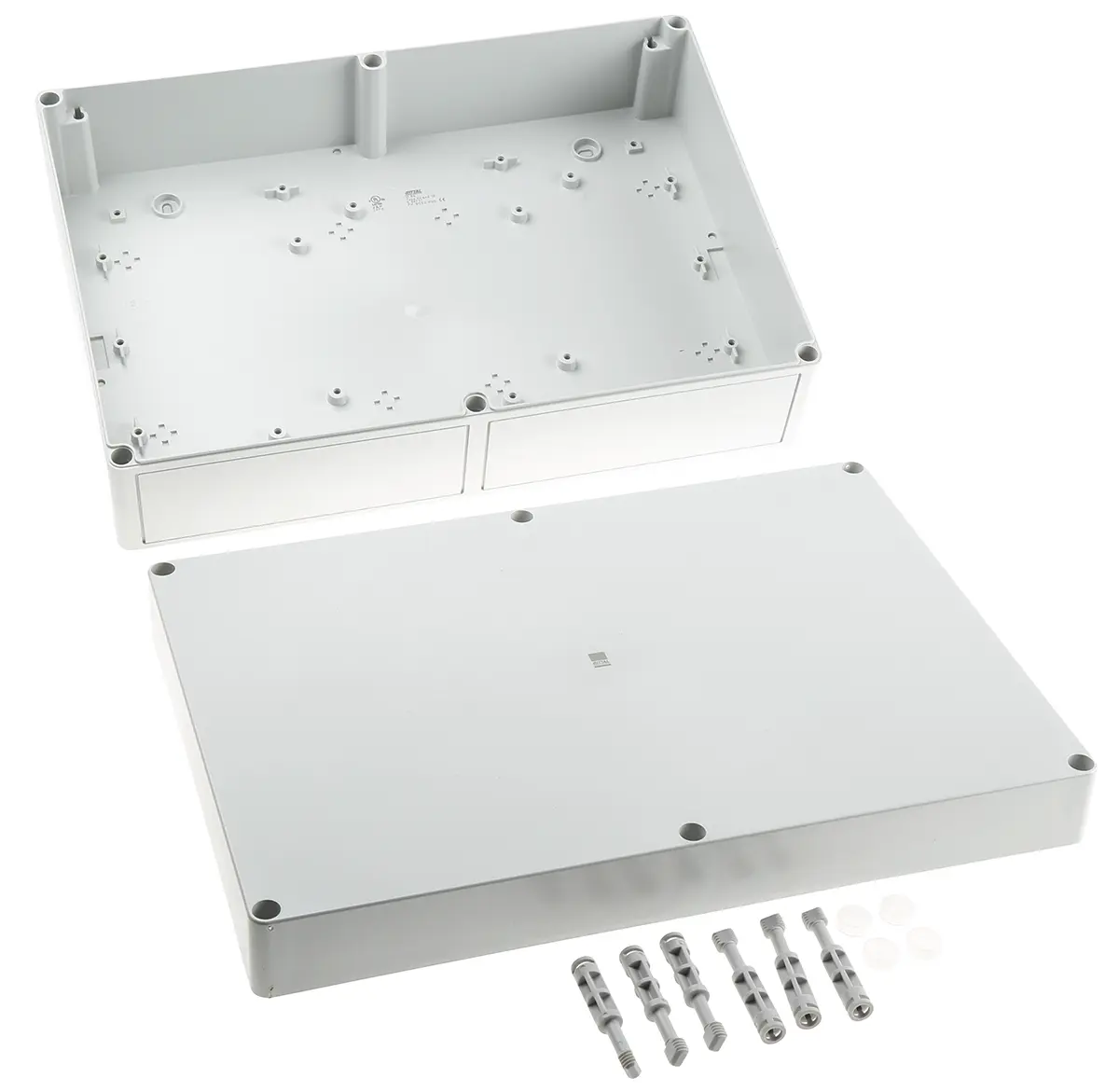Produktfoto 1 von Rittal PK Polycarbonat Wandanschlusskasten RAL 7035 IP66, HxBxT 254 mm, 360 mm x 111 mm