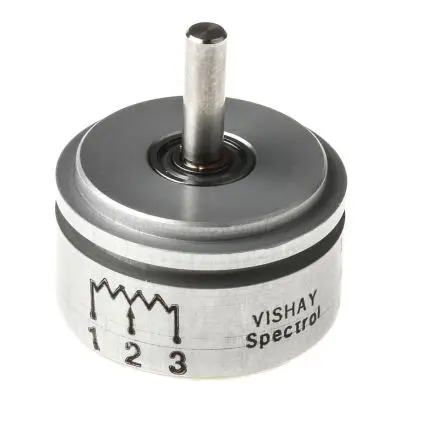 Produktfoto 1 von Vishay 157 Servopotenziometer Drehen Potenziometer 10 kΩ 20 % / 1 W, Schaft-Ø 3.18 mm