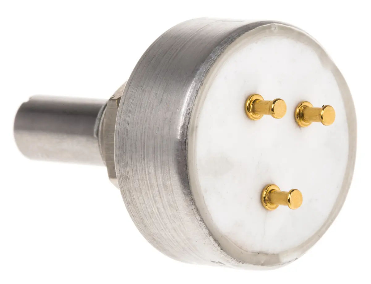 Vishay 157, Tafelmontage  Dreh Potentiometer 20kΩ ±20% / 1W , Schaft-Ø 6,35 mm