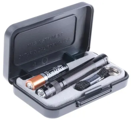 Produktfoto 1 von Maglite Taschenlampe Glühlampe Schwarz, 2 lm / Solitaire, 80 mm