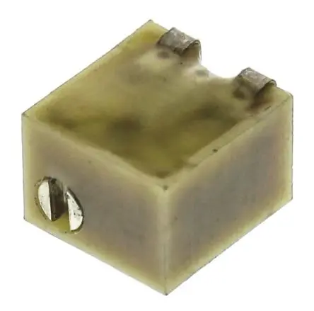 Produktfoto 1 von Bourns 3224 12-Gang Oberfläche Trimm-Potentiometer, Einstellung von oben, 1 kΩ, 10 %, 0.25 W, J-Haken, L. 4.8 mm, L. 0.6