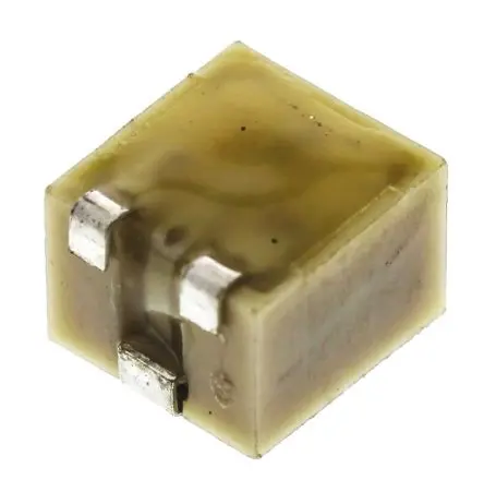 Produktfoto 1 von Bourns 3224 12-Gang Oberfläche Trimm-Potentiometer, Einstellung von oben, 50 kΩ, 10 %, 0.25 W, J-Haken, L. 4.8 mm, L.