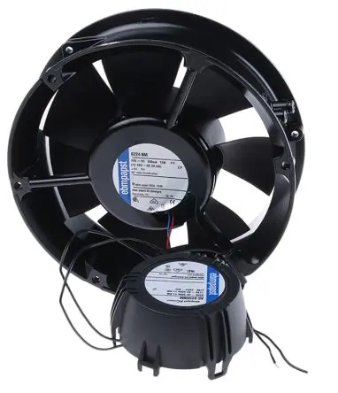 Produktfoto 1 von ebm-papst AC 6200 N Axiallüfter, Kugel, 265V ac, 85 V ac / 14 W, 2850 U/min, 350 m³/h IP65 171.5 mm 52mm 52 mm