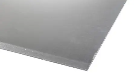 Produktfoto 1 von RS PRO Metallblech, 300 mm x 500mm x 3 mm, Natur