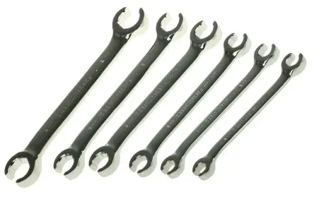 Produktfoto 1 von GearWrench Maulschlüsselsatz Satz offener Ringschlüsse Legierungsstahl, 6-teilig 9 x 11 to 19 x 21 mm