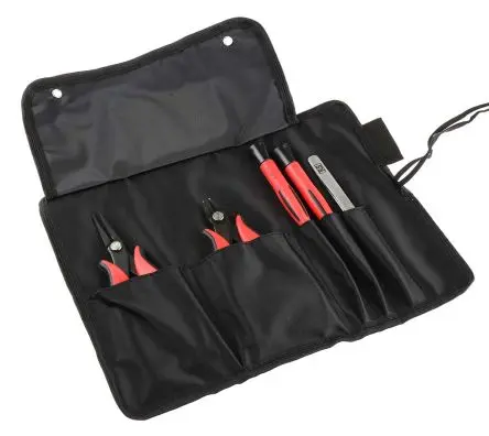 Produktfoto 1 von RS PRO Elektronik-Box Werkzeugsatz, Rolle 5-teilig