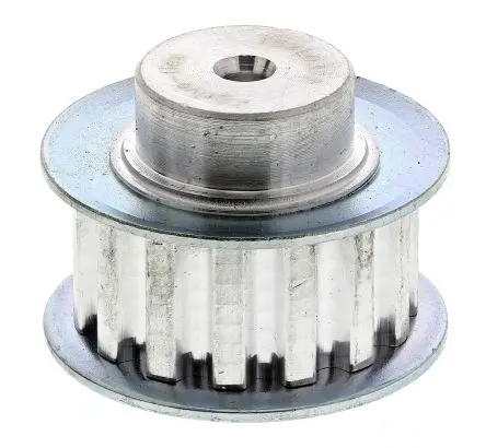 Produktfoto 1 von RS PRO Aluminium Zahnriemenscheibe 14.3 mm, 15 Zähne / Teilung 5 mm