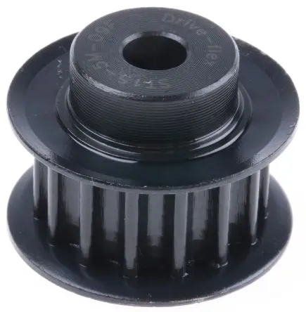 Produktfoto 1 von RS PRO Stahl Zahnriemenscheibe 9 mm, 15 Zähne / Teilung 5 mm, Bohrung 6 mm