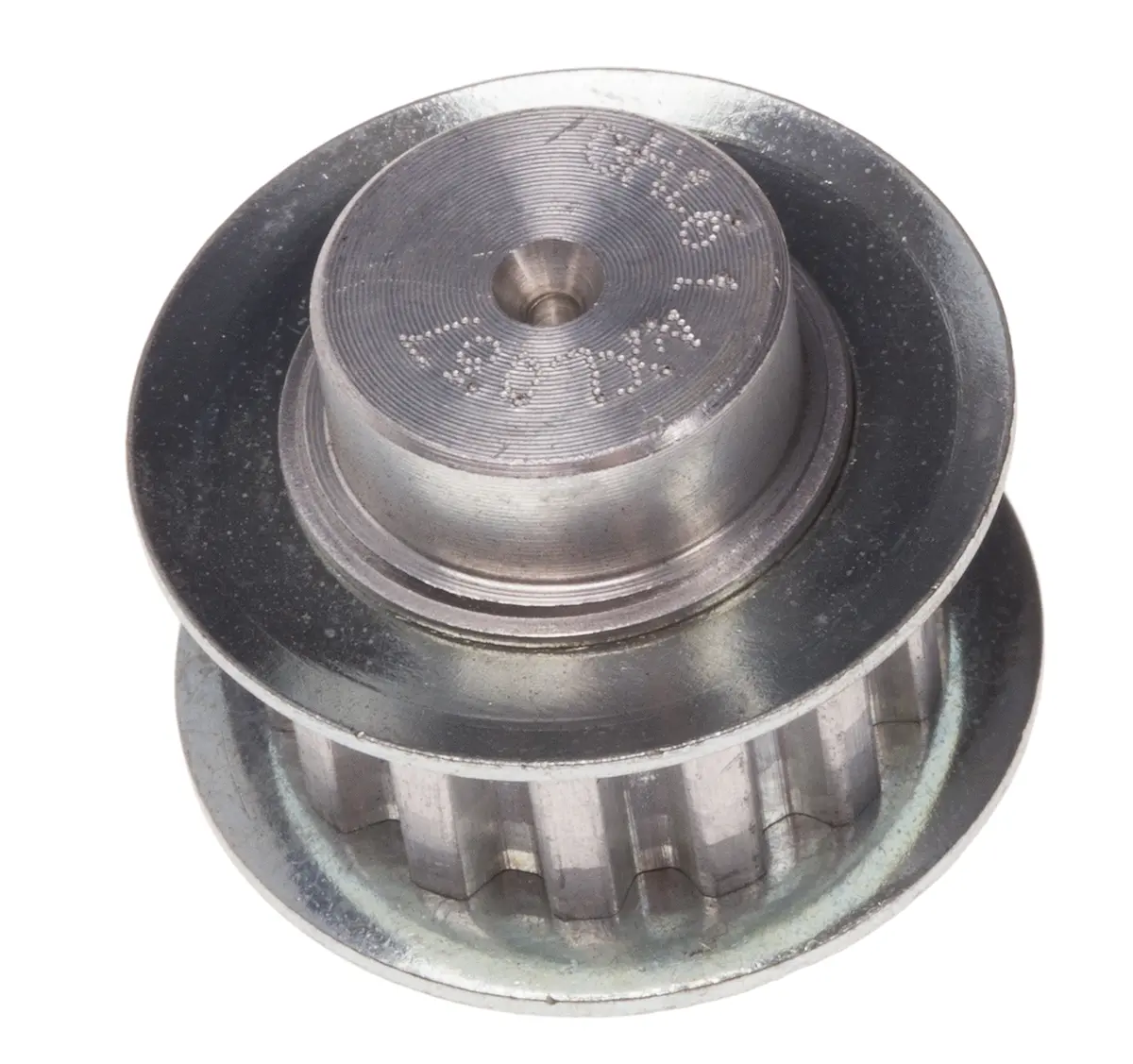 Produktfoto 1 von RS PRO Aluminium Zahnriemenscheibe 14.3 mm, 14 Zähne / Teilung 5 mm