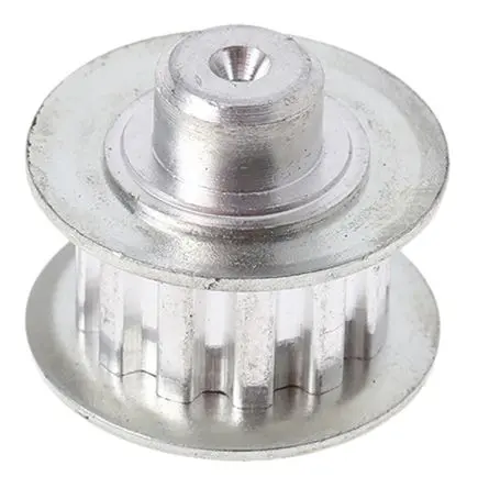 Produktfoto 1 von RS PRO Aluminium Zahnriemenscheibe 14.3 mm, 12 Zähne / Teilung 5 mm