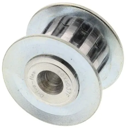 Produktfoto 1 von RS PRO Aluminium Zahnriemenscheibe 14.3 mm, 10 Zähne / Teilung 5 mm