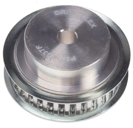 Produktfoto 1 von RS PRO Aluminium Zahnriemenscheibe 14.3 mm, 32 Zähne / Teilung 5 mm, Bohrung 8 mm