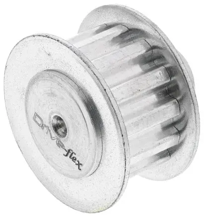 Produktfoto 1 von RS PRO Aluminium Zahnriemenscheibe 14.3 mm, 13 Zähne / Teilung 5 mm
