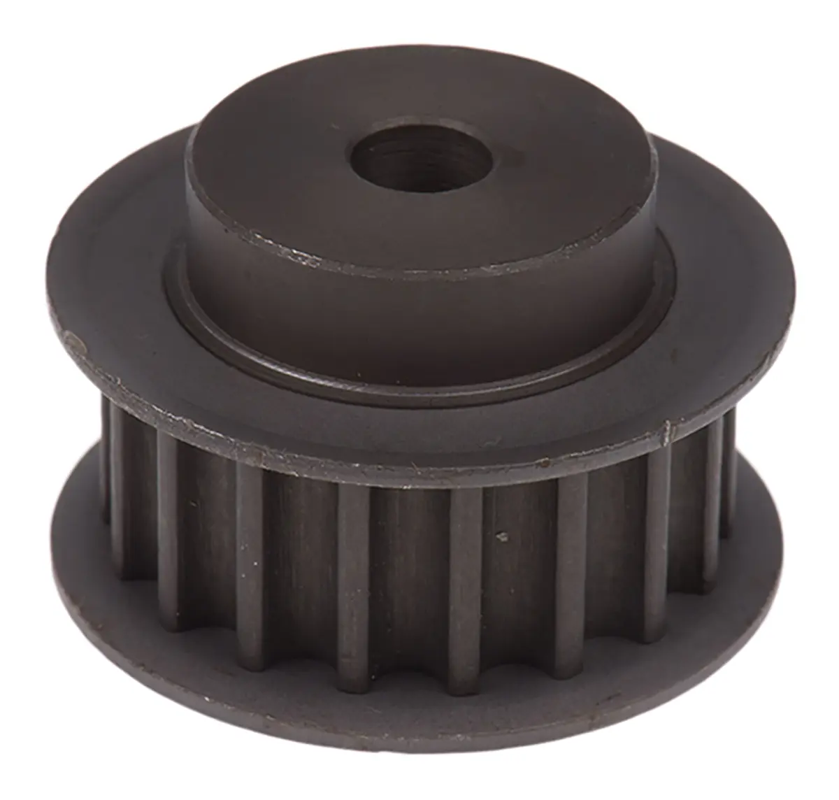 Produktfoto 1 von RS PRO Stahl Zahnriemenscheibe 9 mm, 18 Zähne / Teilung 5 mm, Bohrung 6 mm
