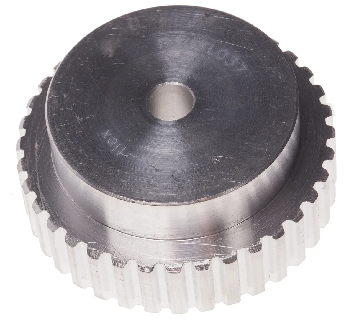 Produktfoto 1 von RS PRO Aluminium Zahnriemenscheibe 14.3 mm, 36 Zähne / Teilung 5 mm, Bohrung 8 mm