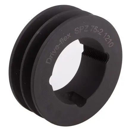 Produktfoto 1 von RS PRO Stahl, Gusseisen Riemenscheiben-, 3 Zähne, Bohrung 32 mm