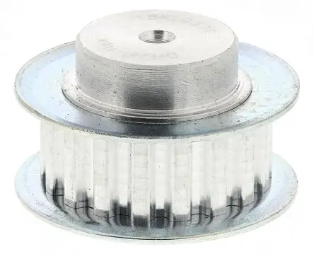 Produktfoto 1 von RS PRO Aluminium Zahnriemenscheibe 14.3 mm, 18 Zähne / Teilung 5 mm