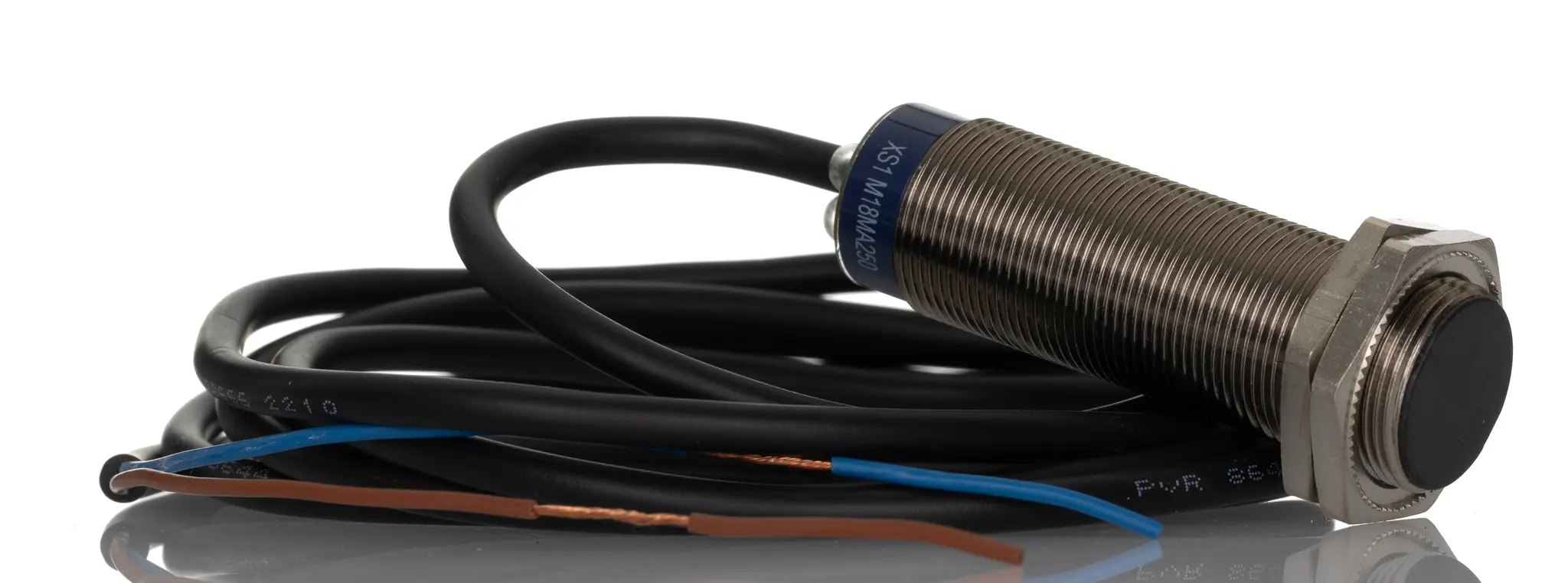 Produktfoto 1 von Telemecanique Sensors General Purpose M18 Näherungssensor Induktiv, Gewinderohr 5 mm 2-Draht 20 250 V dc, 20 250 V ac /