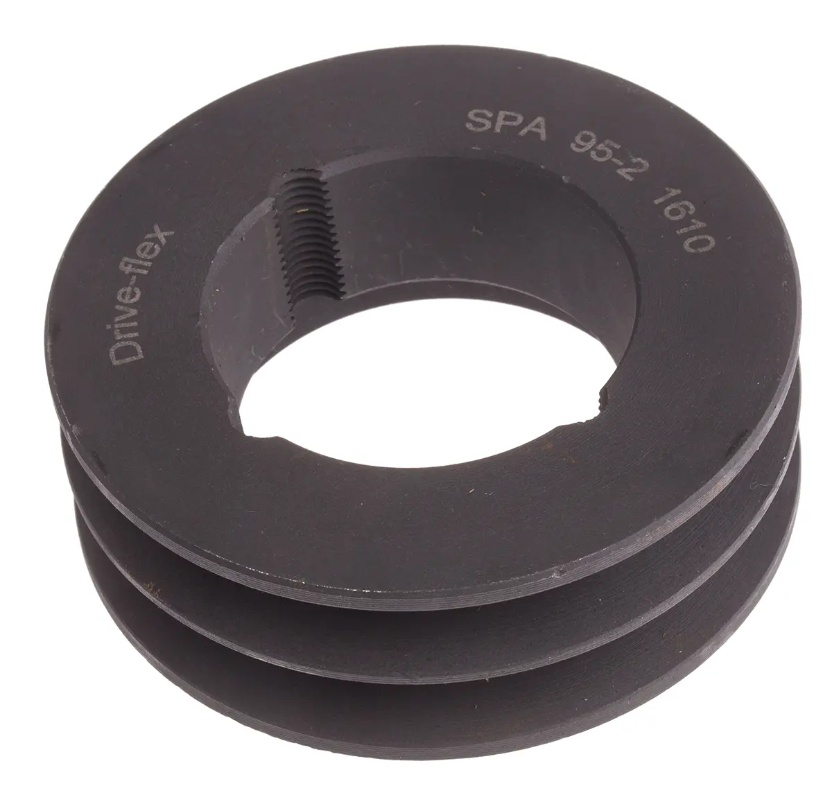 Produktfoto 1 von RS PRO Stahl, Gusseisen Riemenscheiben-, 3 Zähne, Bohrung 42 mm