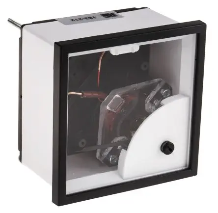 Produktfoto 1 von HOBUT D72SD Amperemeter 100 A AC Dreheisen, 72 mm x 72 mm T. 38.5 mm / Class 1.5