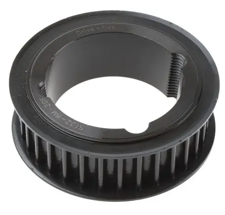 Produktfoto 1 von RS PRO Stahl Zahnriemenscheibe 20 mm, 32 Zähne / Teilung 8 mm, Bohrung 42 mm