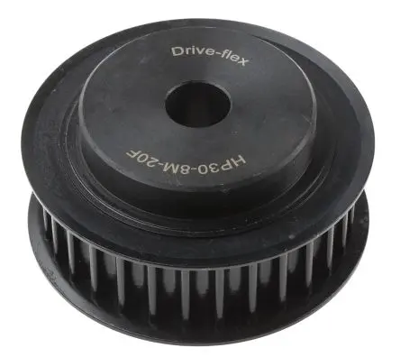 Produktfoto 1 von RS PRO Stahl Zahnriemenscheibe 20 mm, 30 Zähne / Teilung 8 mm, Bohrung 15 mm