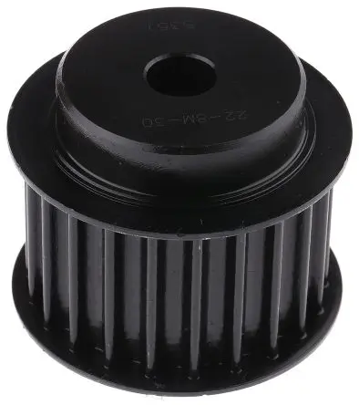 Produktfoto 1 von RS PRO Stahl Zahnriemenscheibe 30 mm, 22 Zähne / Teilung 8 mm, Bohrung 12 mm