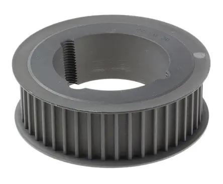Produktfoto 1 von RS PRO Stahl Zahnriemenscheibe 38 mm, 44 Zähne / Teilung 8 mm, Bohrung 50 mm