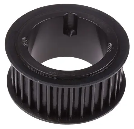 Produktfoto 1 von RS PRO Stahl Zahnriemenscheibe 38 mm, 32 Zähne / Teilung 8 mm, Bohrung 42 mm