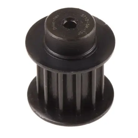 Produktfoto 1 von RS PRO Stahl Zahnriemenscheibe 15 mm, 12 Zähne / Teilung 5 mm